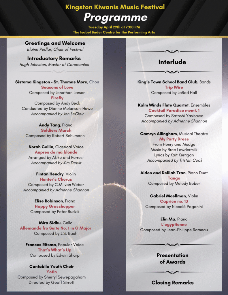 5. 2024 Concert Program